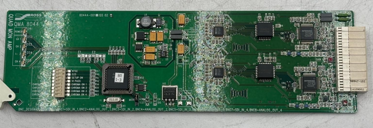 ROSS QMA-8044 Quad Monitoring Amplifier