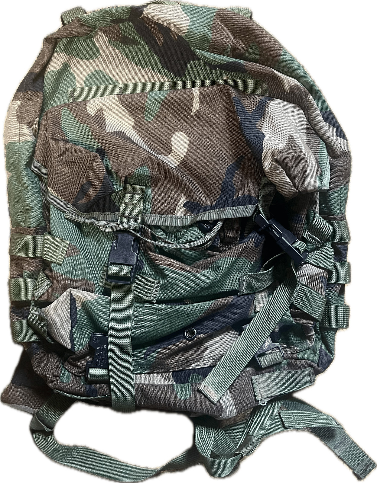 USGI SDS Woodland MOLLE II Patrol Pack USGI With Stiffener