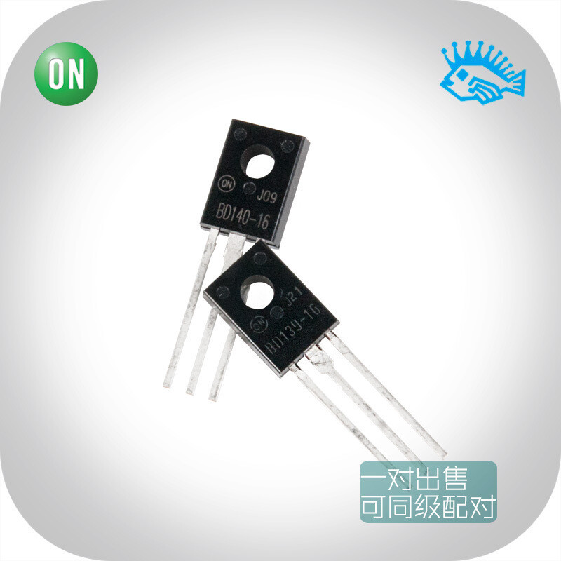Pair of New original ON BD139-16 BD140-16 audio transistor TO-126