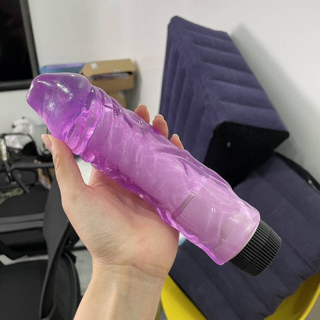Thick Dildo Clit Vibrator G-Spot Massager Anal Butt Plug Dong Sex Toys For Women