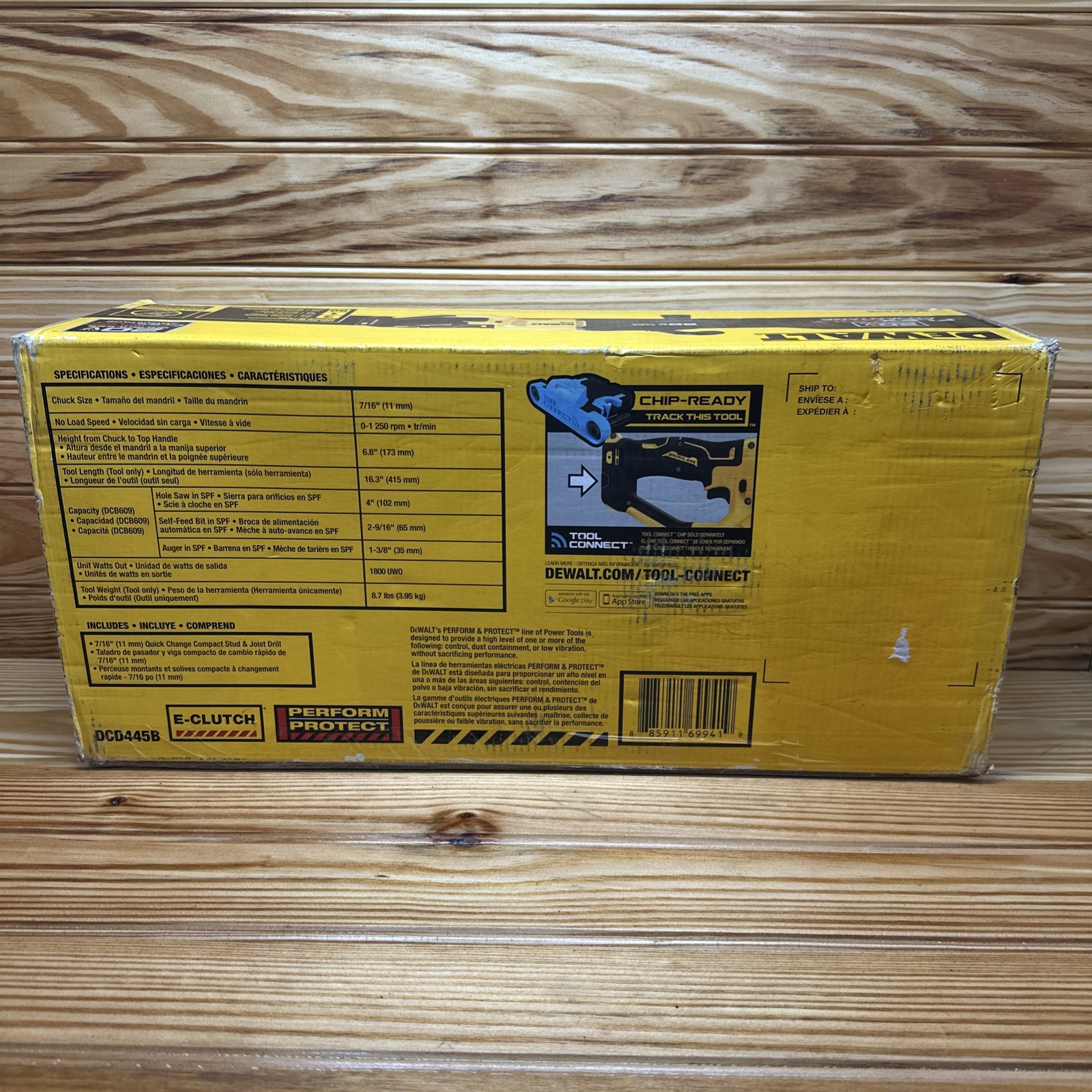 DeWalt DCD445B 20V Cordless 7/16" Quick Change Stud & Joist Drill (Tool Only)
