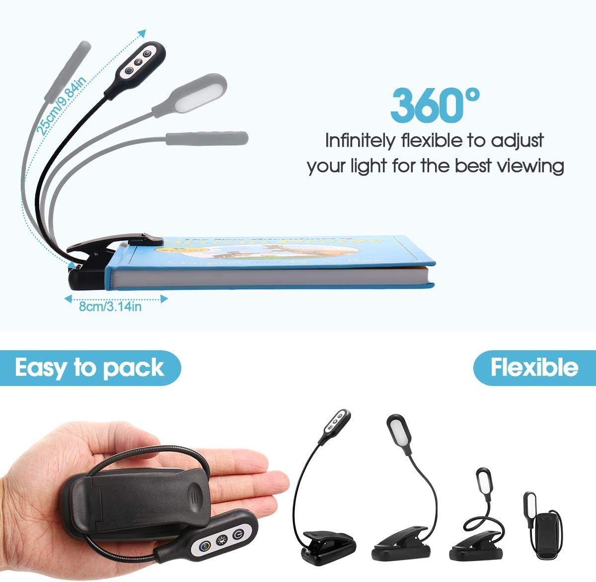 Reading Light Home Kitchen Durable Multipurpose
