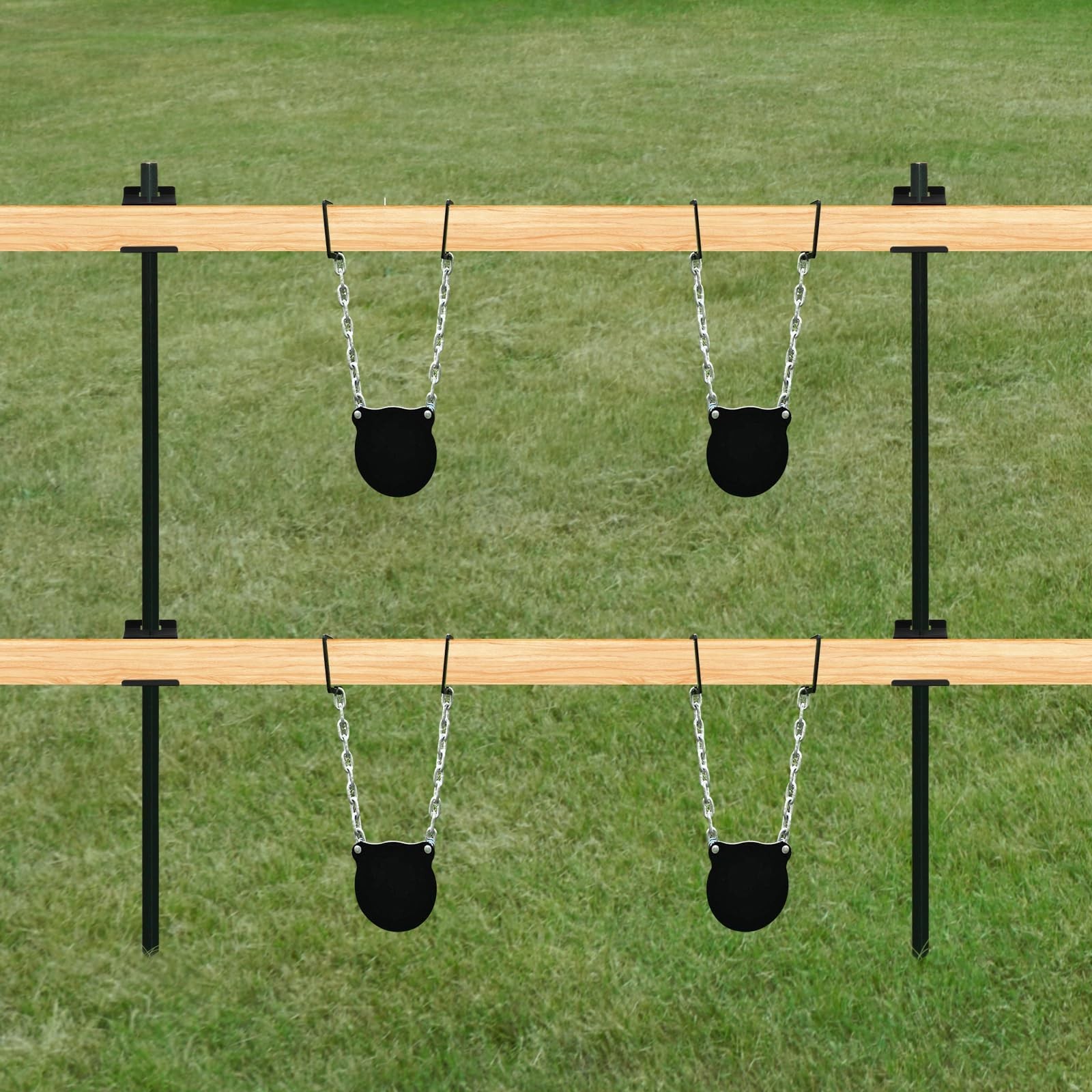 T-Post Bracket Hanger Target Mount AR500 Steel Target Bracket (8)