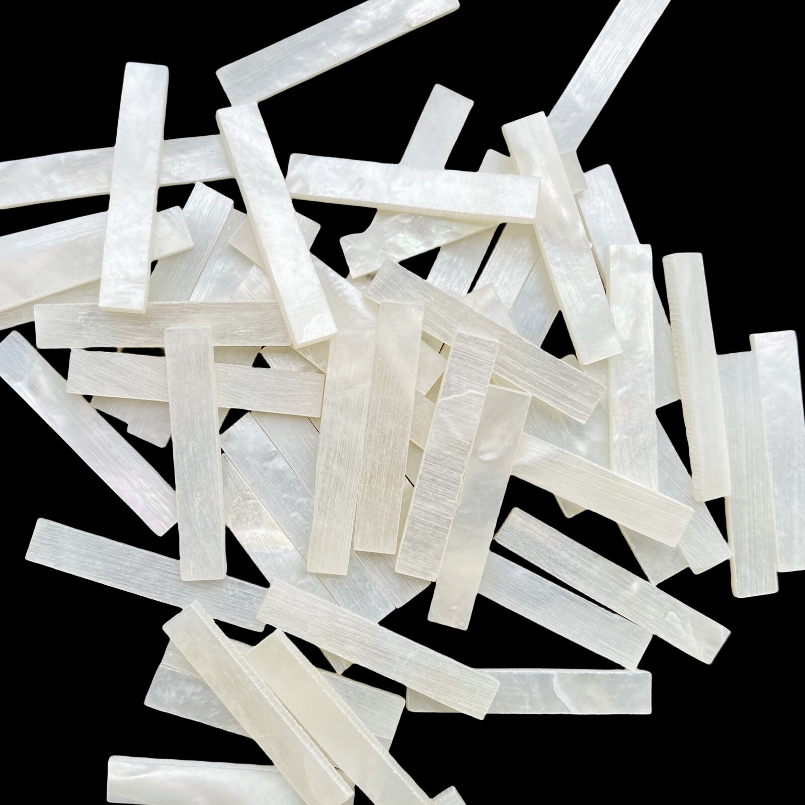 40x Mother of Pearl 7/8"x5/32"x1/16" (23x4x1.5mm) Guitar Purfling Binding lnlay