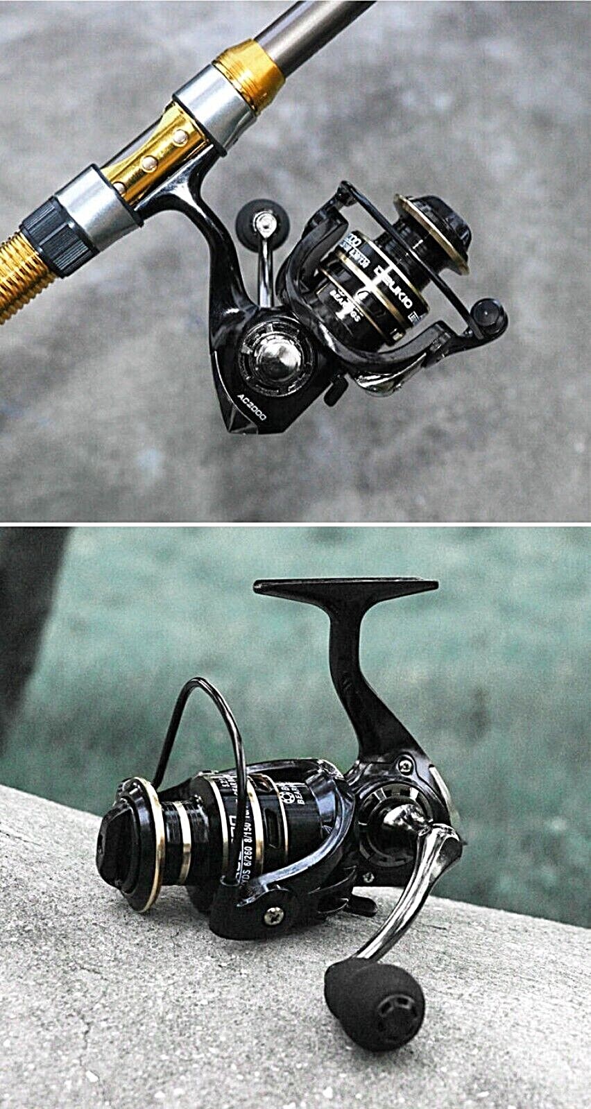 12BB Spinning Fishing Reel 5.2:1 Freshwater Saltwater Right Left Metal Spool New