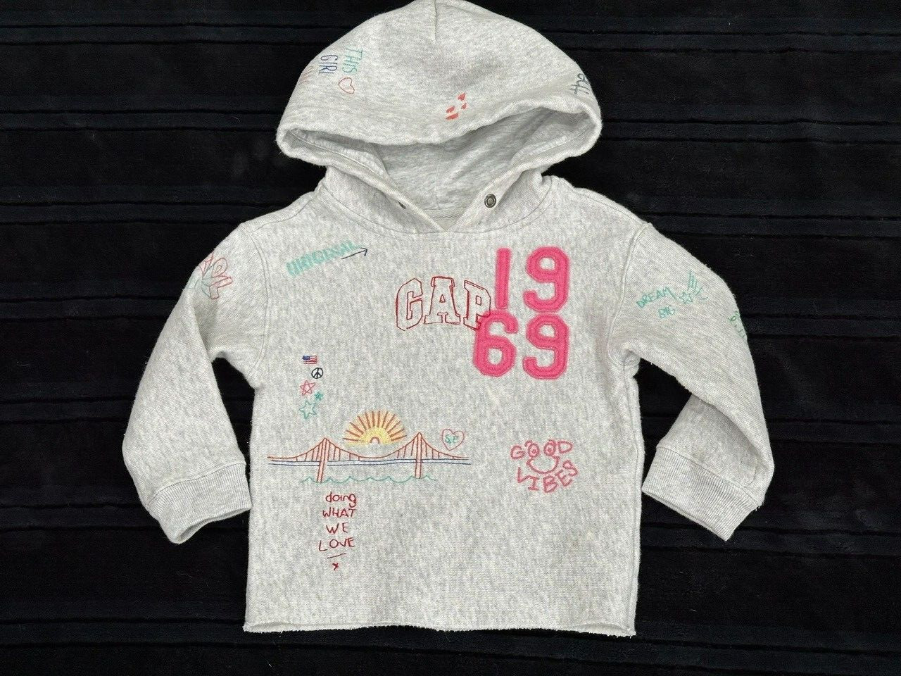 Kids Gap 50th Hoodie Sweatshirt Size 3 years