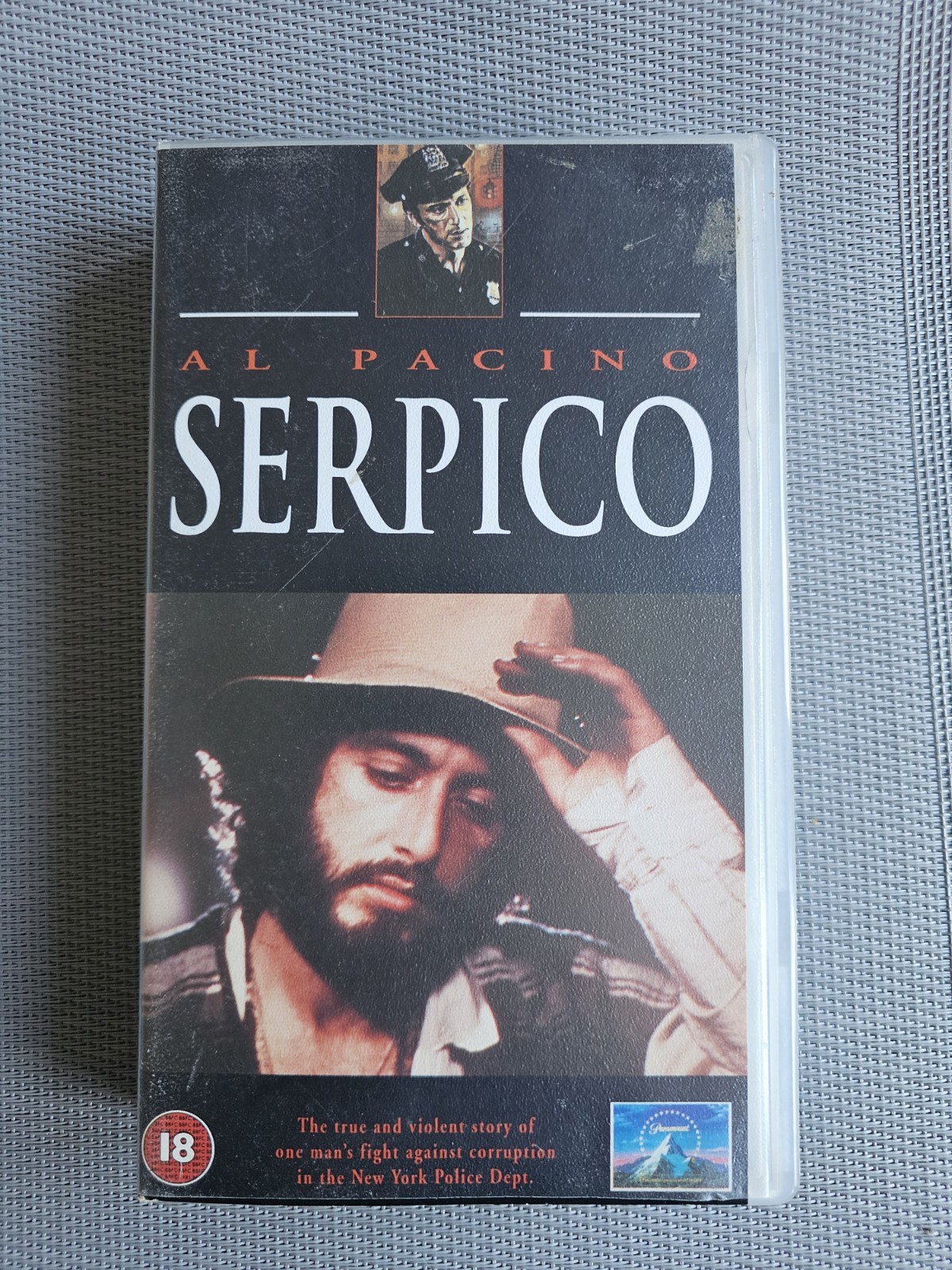 Serpico VHS PAL Video Al Pacino Paramount