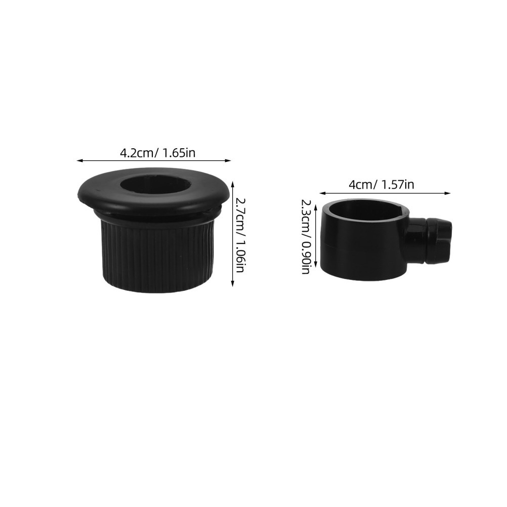 4 Pcs Display Jewelry Rack Fitting Rotating Plastic Threaded Accessory
