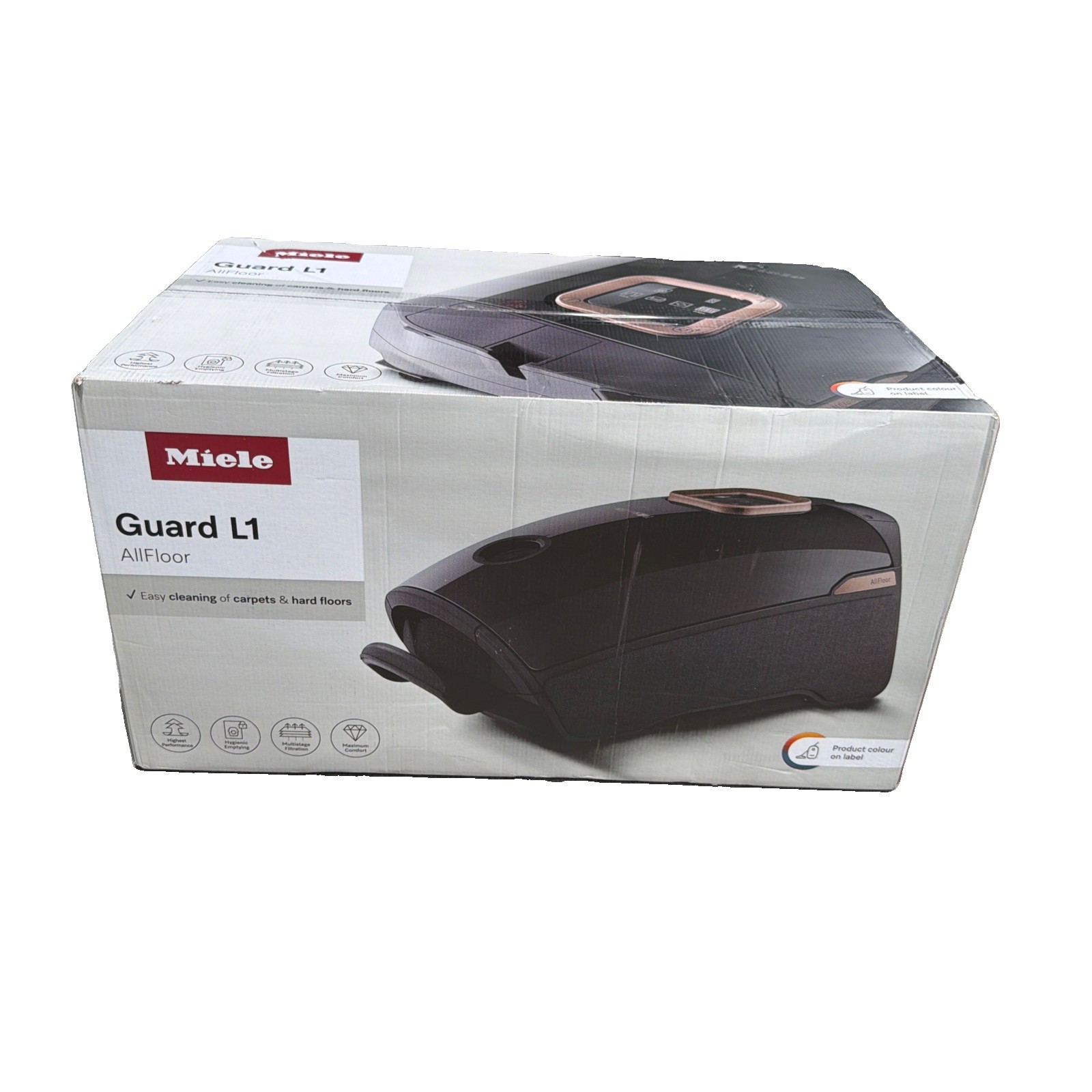 NEW Miele Guard L1 AllFloor Bagged Canister Vacuum Cleaner with AirClean Plus...