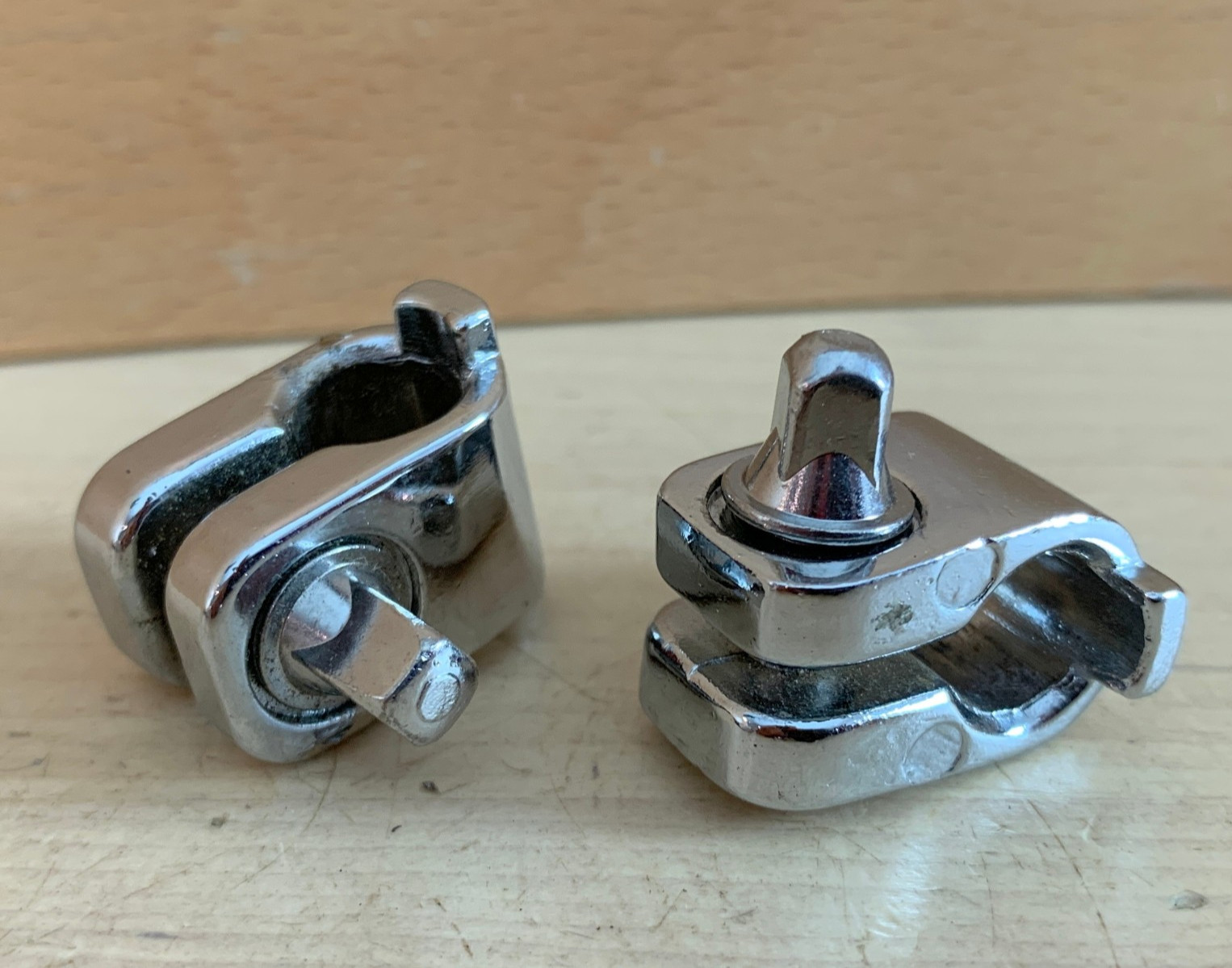 GIBRALTAR Rack Tom Arm MEMORY LOCK Stop Collar Lot of 2x Parts 3/8" 9.5mm Diam.