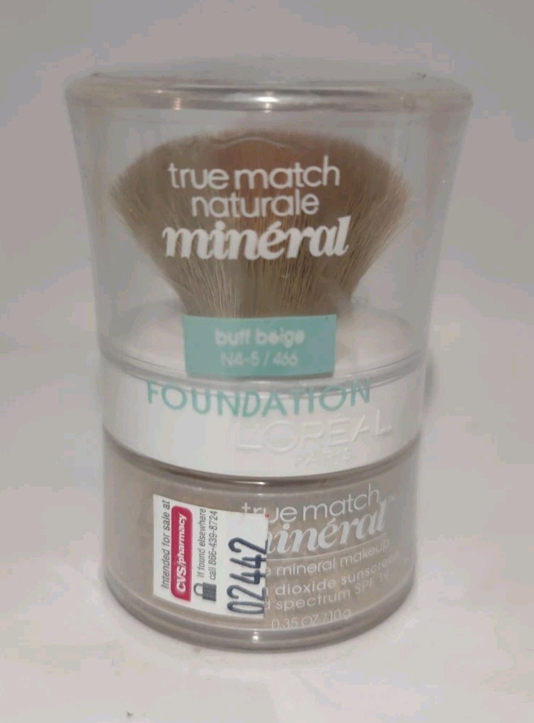 L'Oreal True Match Mineral Foundation In 466 Buff Beige! Sealed