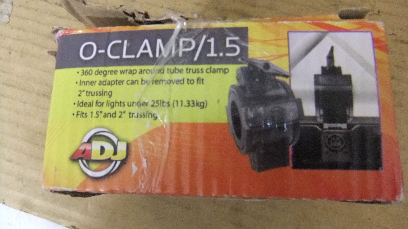 ADJ O-Clamp 1.5 - 1.5" diameter 2PACK