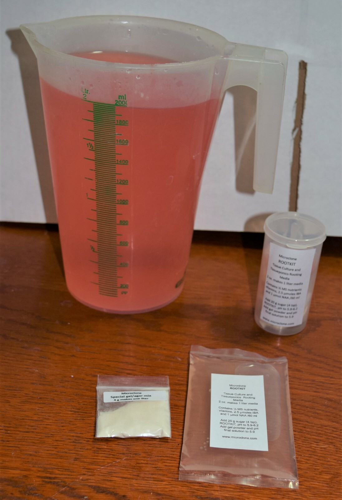 Microclone Tissue Culture Tissueponics Multkit-mT meta Topolin Cannabis Storage
