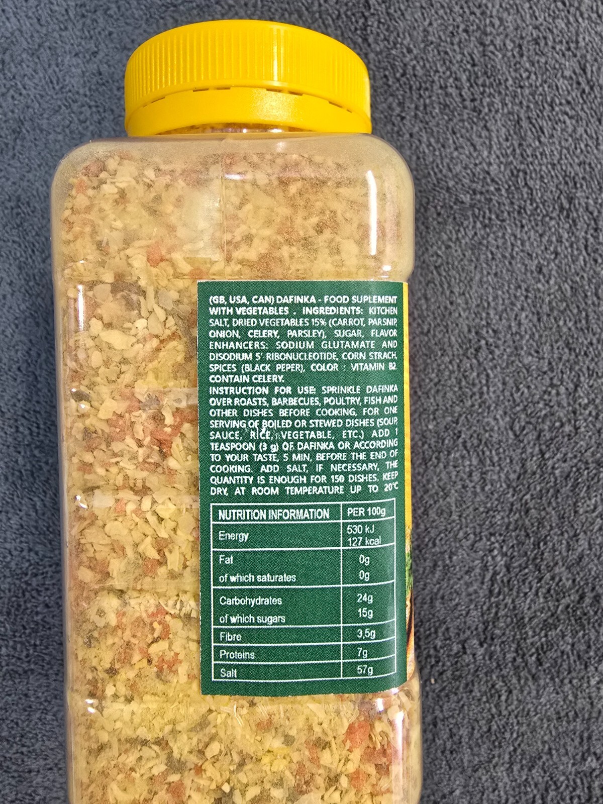 Vitaminka Dafinka Vegetable Food Seasoning 450 g 15.87 Oz.~ Exp: 12/12/26