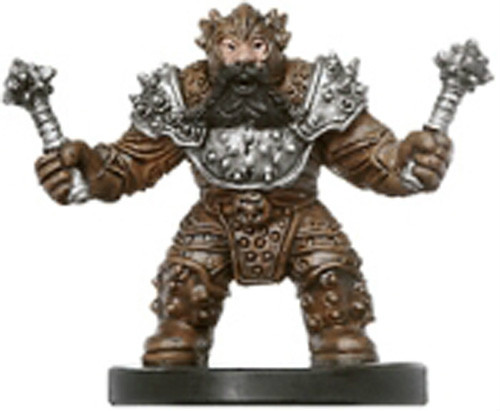 D&D MINIATURES DWARF BATTLERAGER 16/60 C UNHALLOWED