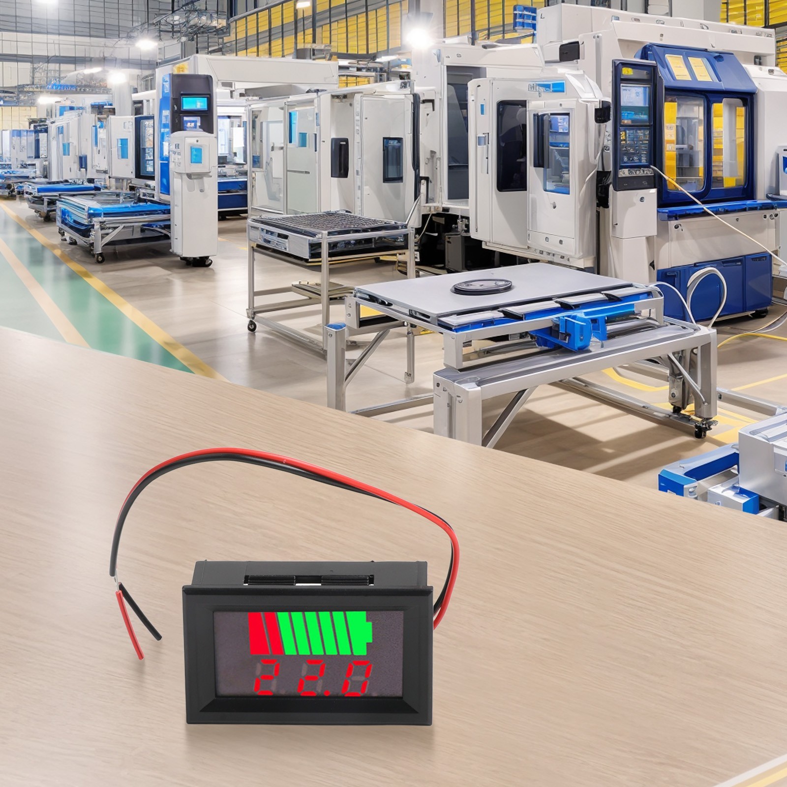 Accurate 12V to 72V Battery Meter with Automatic Identification Feature