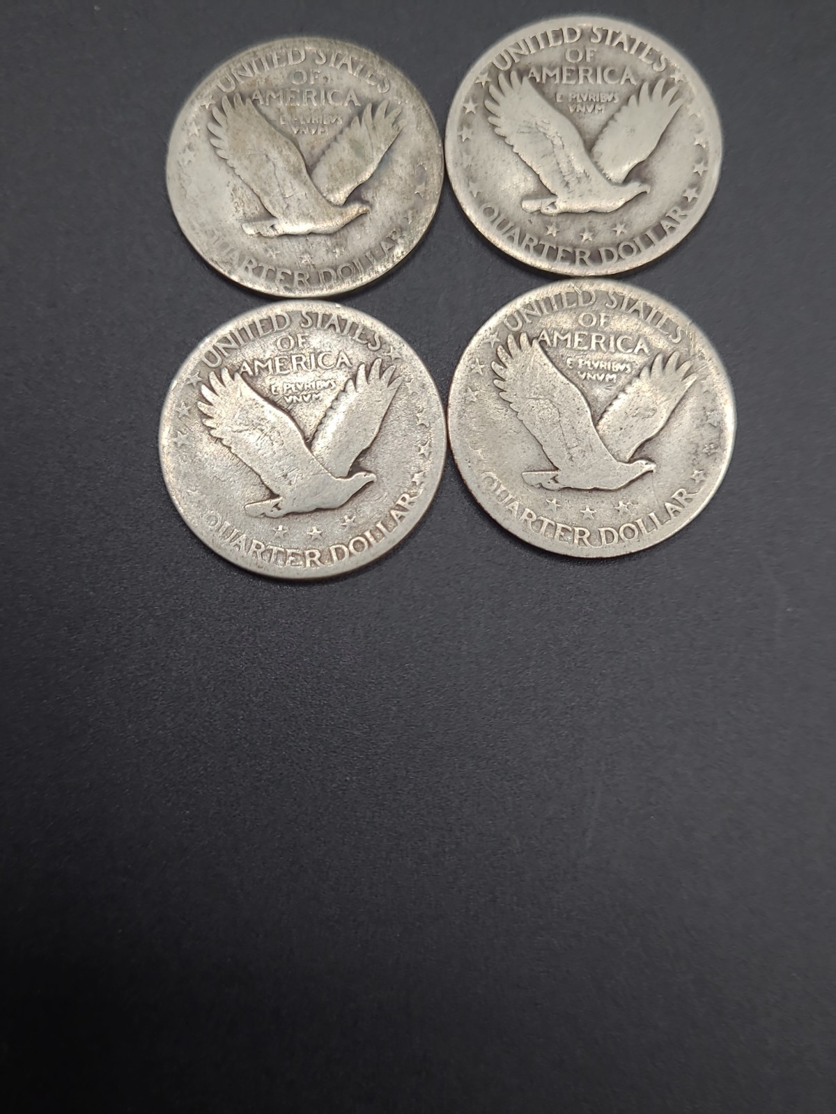 (4) 1926 Standing Liberty Quarters 90% Silver