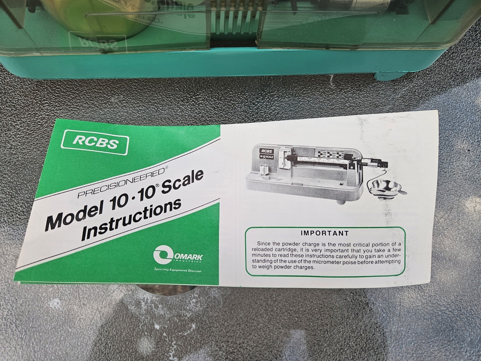 RCBS Model 10-10 Reloading Scale