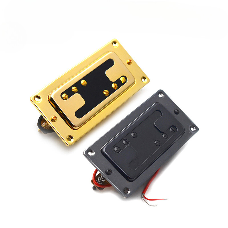 Classic H-shaped 6-string double coil copper shell pickup 72x32MM red wire