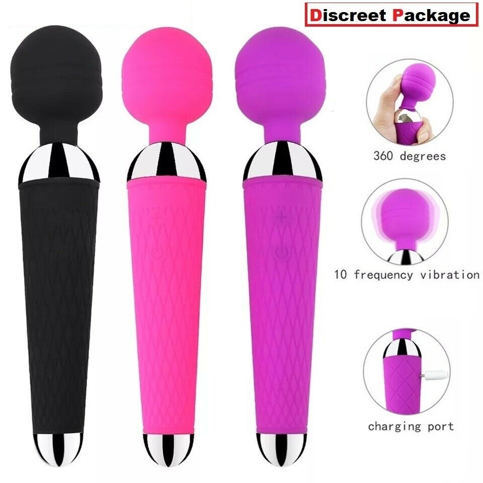 Waterproof Vibrator Bullet G Spot Dildo Clit Massager Vibe Couple Women Sex Toys