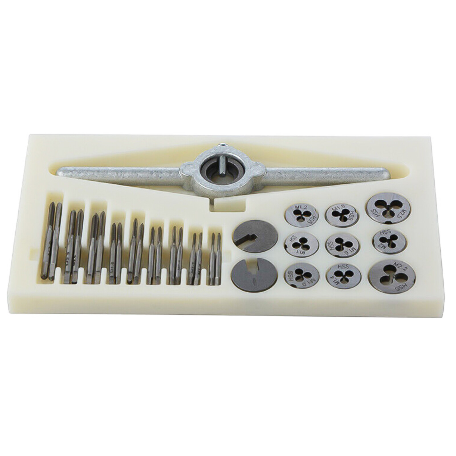 31Pcs Mini HSS Tap & Die Set (metric) Model Making / Watchmaker 1mm-2.5mm TE4 A