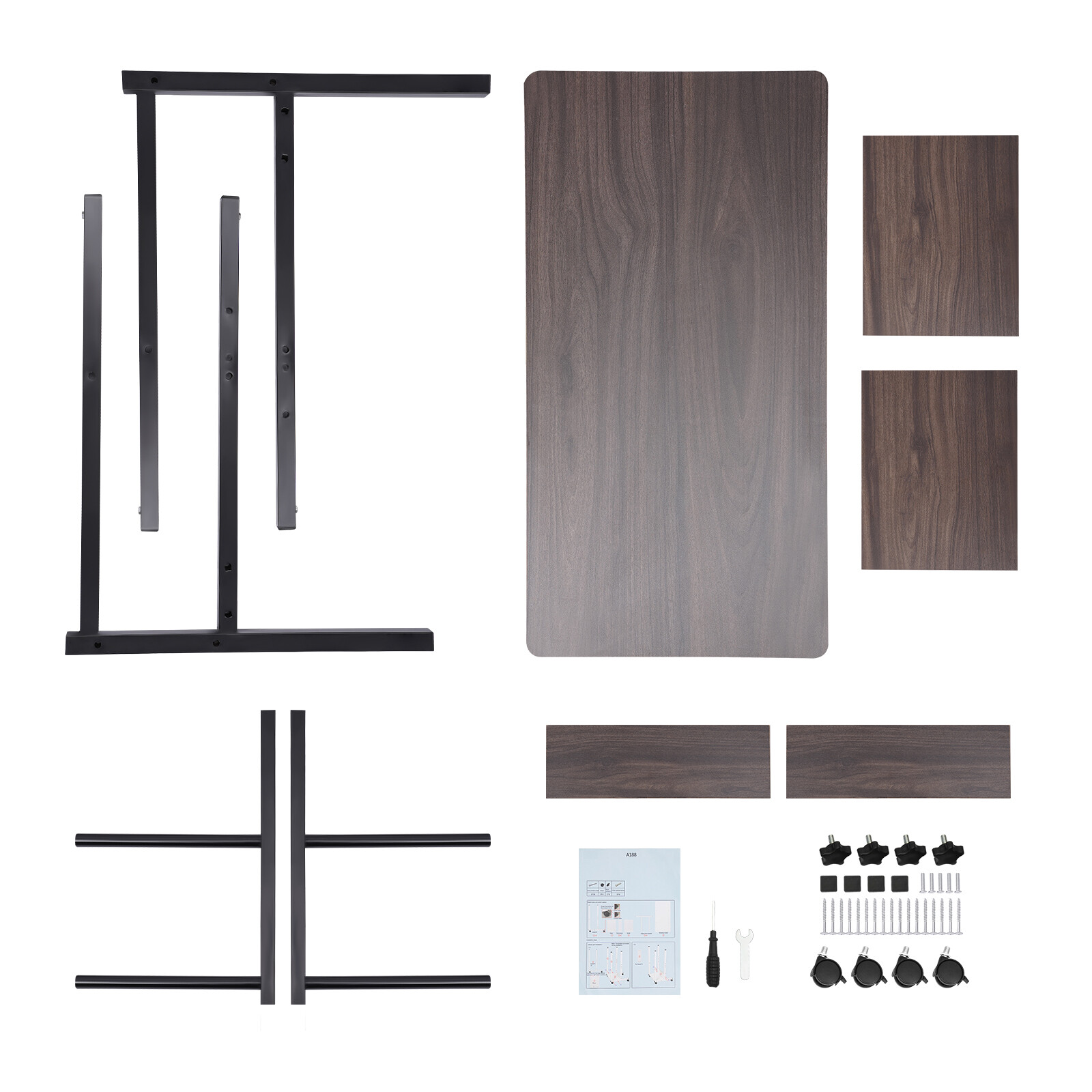 Height Adjustable C Table with Wheels and Storage Shelves for Couch Bed Recliner
