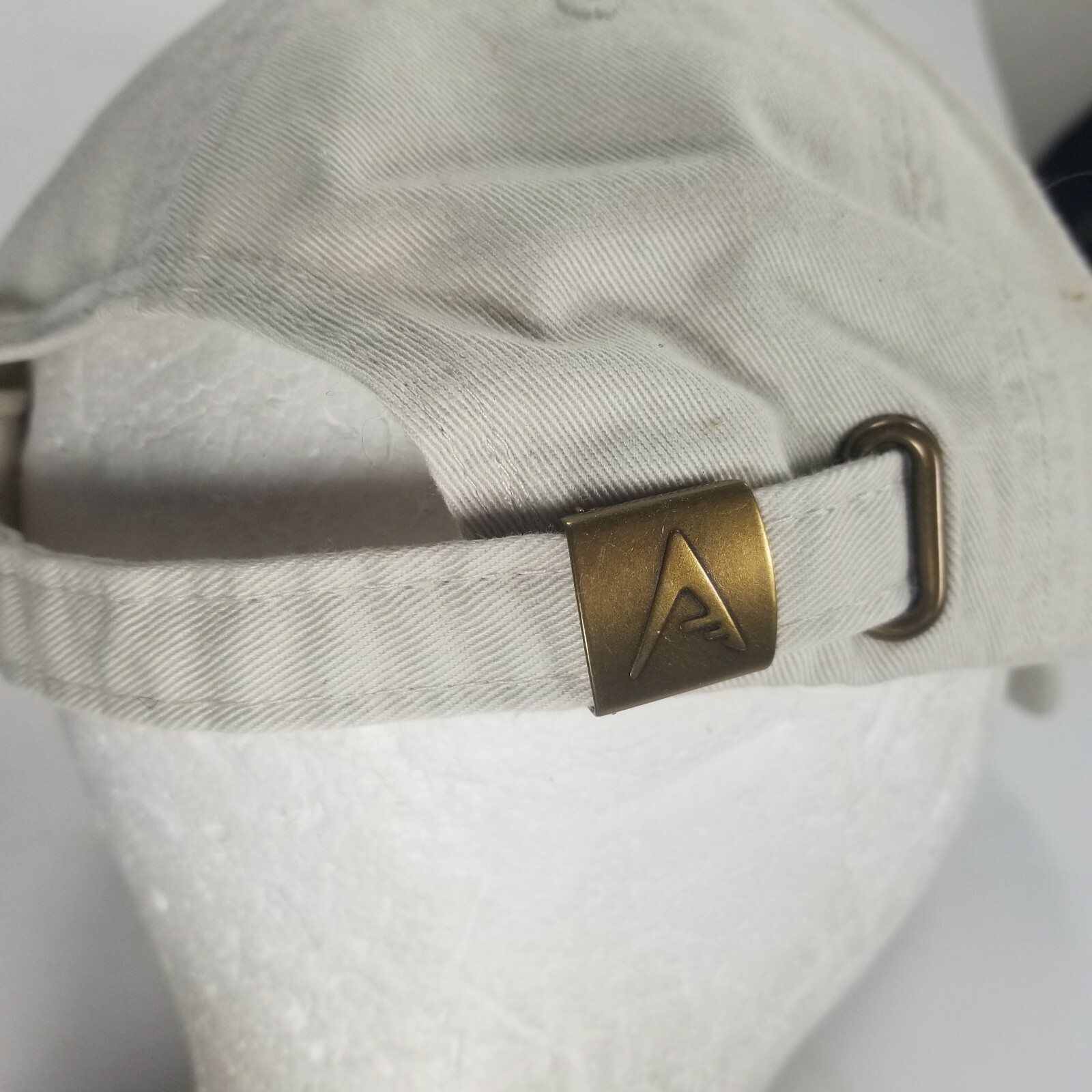Classic Blank Golf Hat Adjustable White Beige Antigua 100% Cotton Strapback