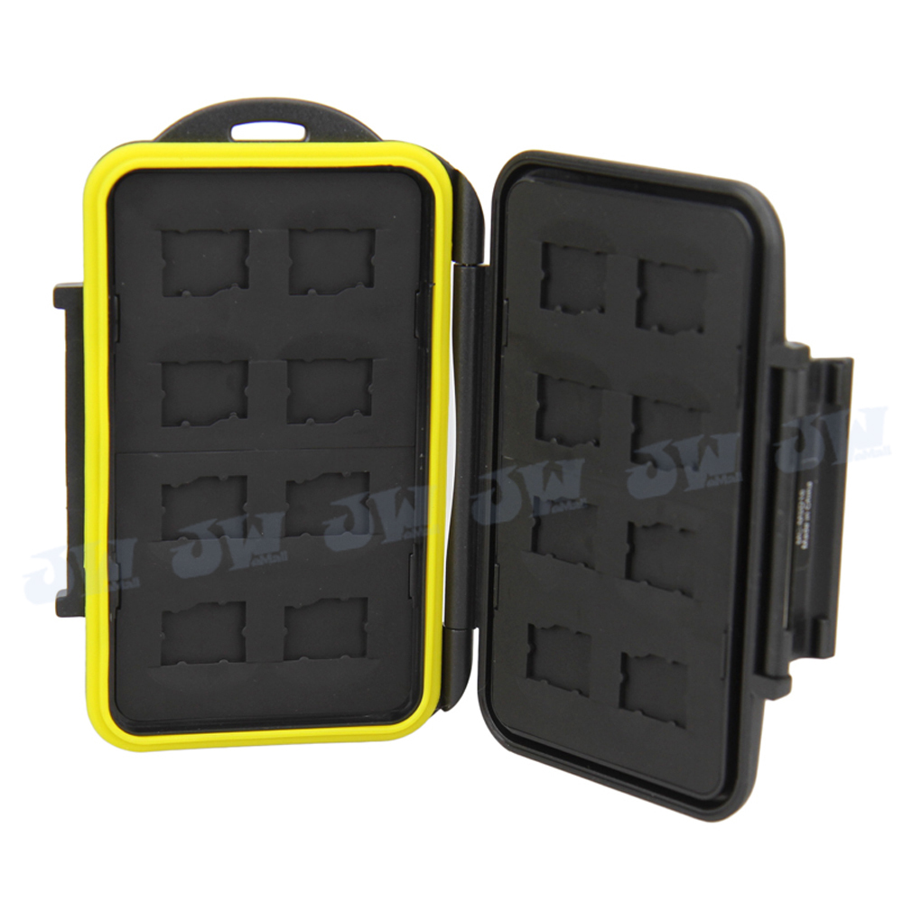 JJC Anti-shock Water-resistant Holder Storage Memory Card Case For 16 Micro SD