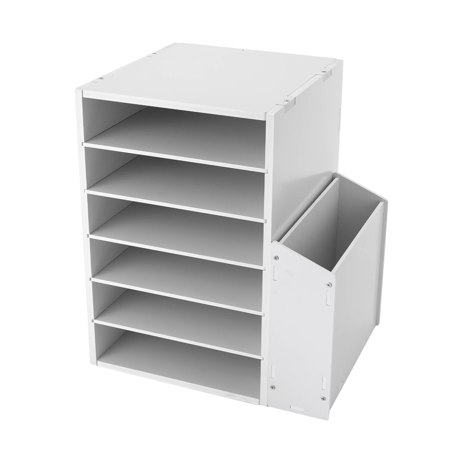 6 Compartments Desktop Organizer Desktop File Holder Rectangular File Organizer