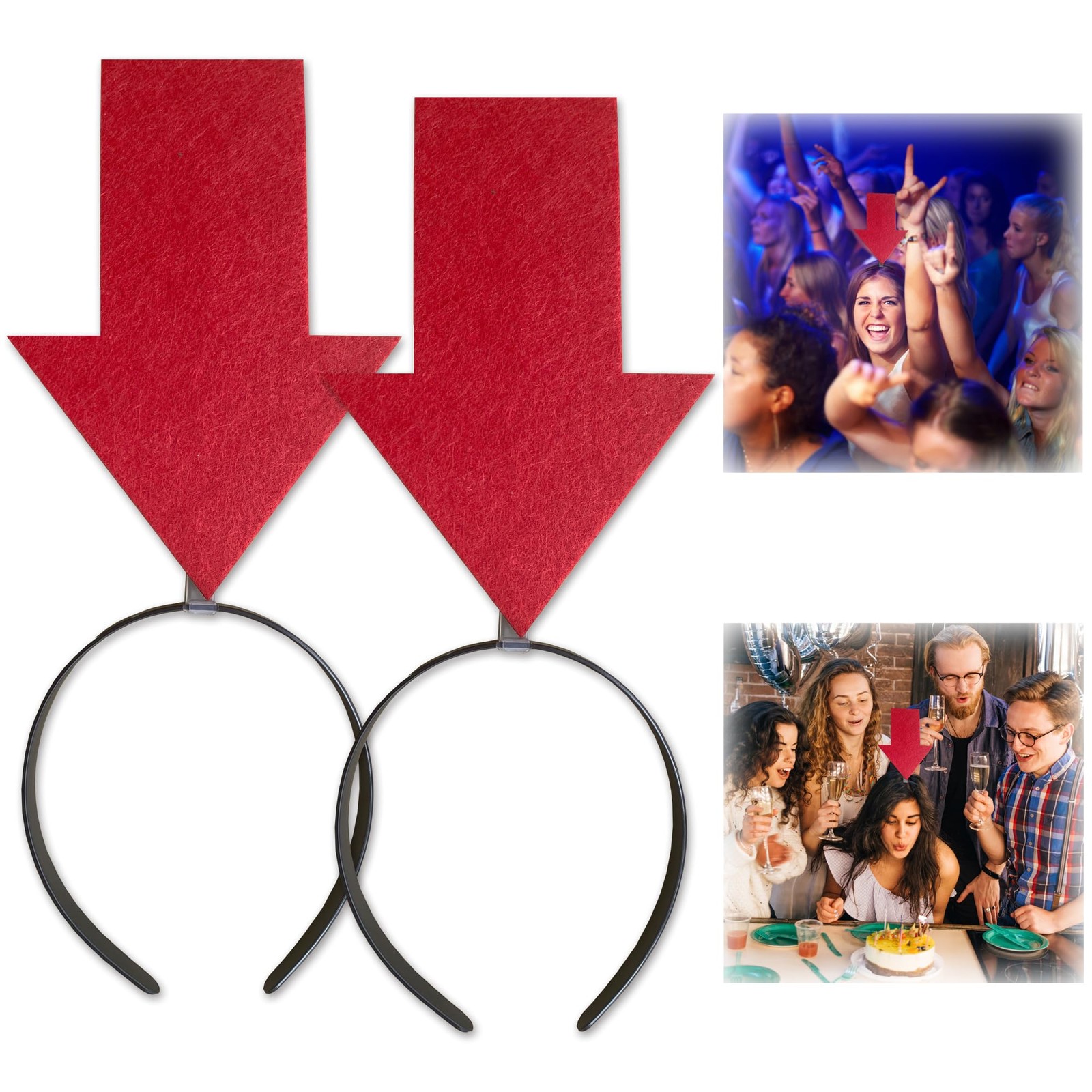 YOOLEETC Arrow Headband Red Arrow x2 Large