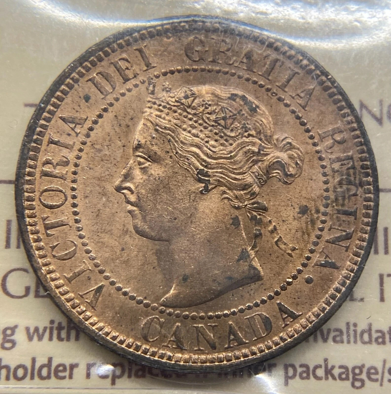 Canada 1901 One Cent Mint State 63 Red