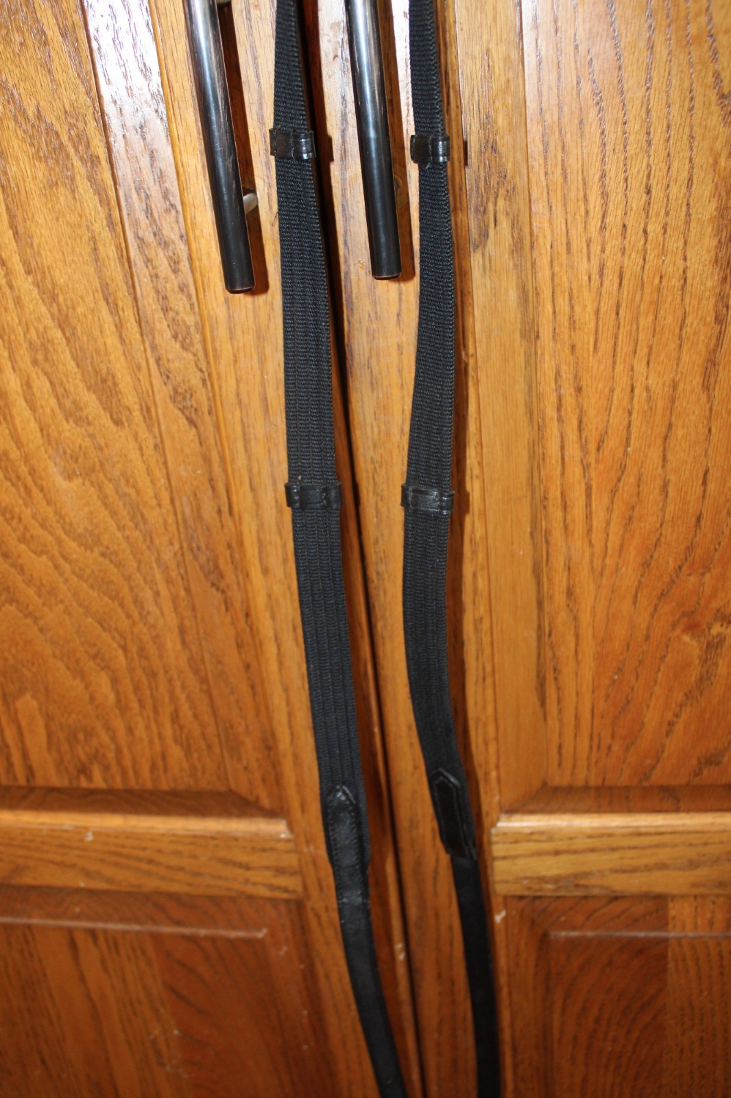 54" Equi Royal Webbed Reins Black