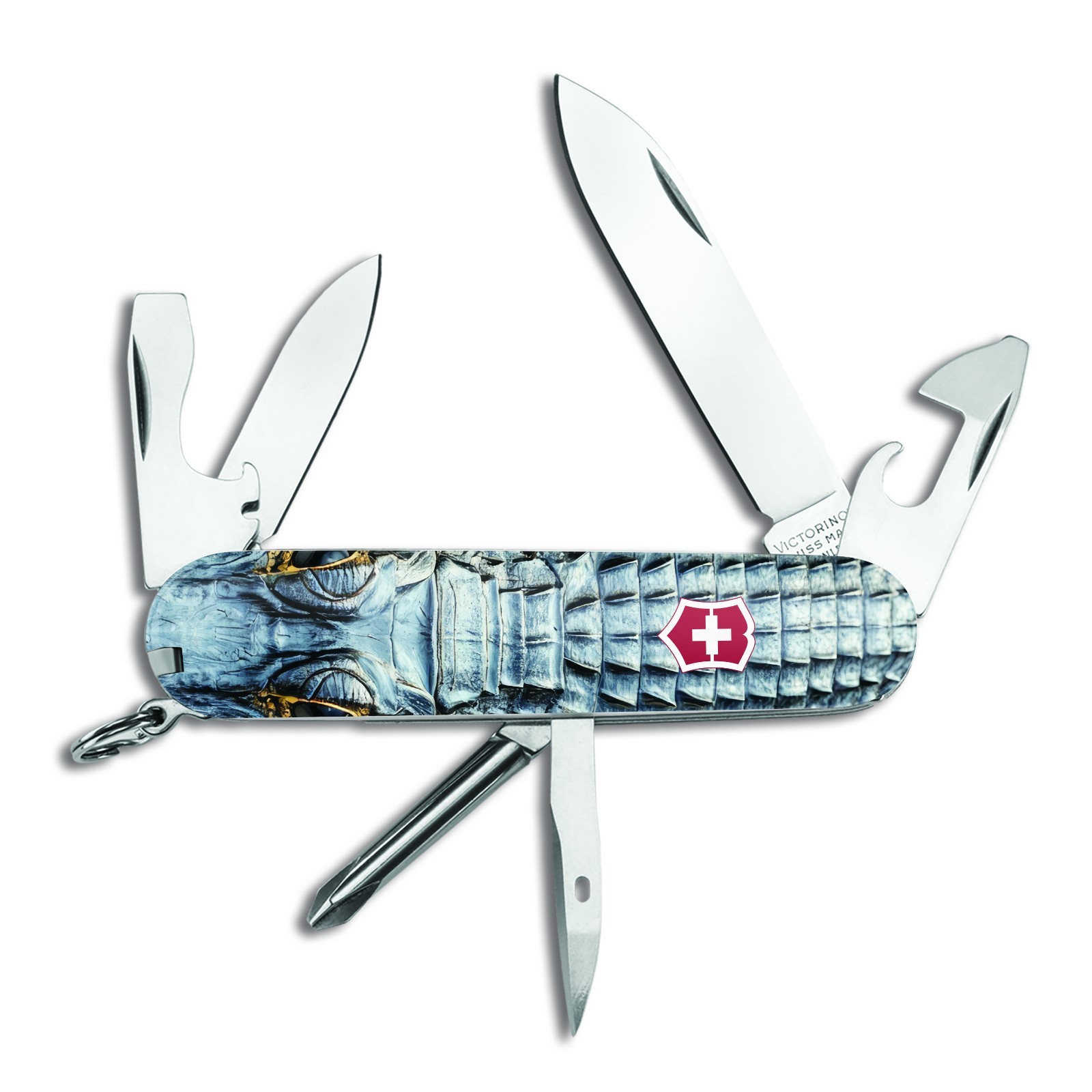 Victorinox Swiss Army Alligator Gator Skin  TINKER Knife Knives Multi Tool