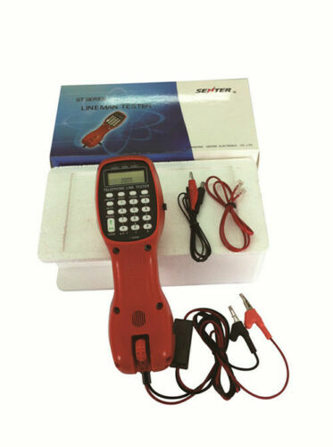 Upgrade New st230f Mini Telephone Line Tester Network Cable Tester rortd