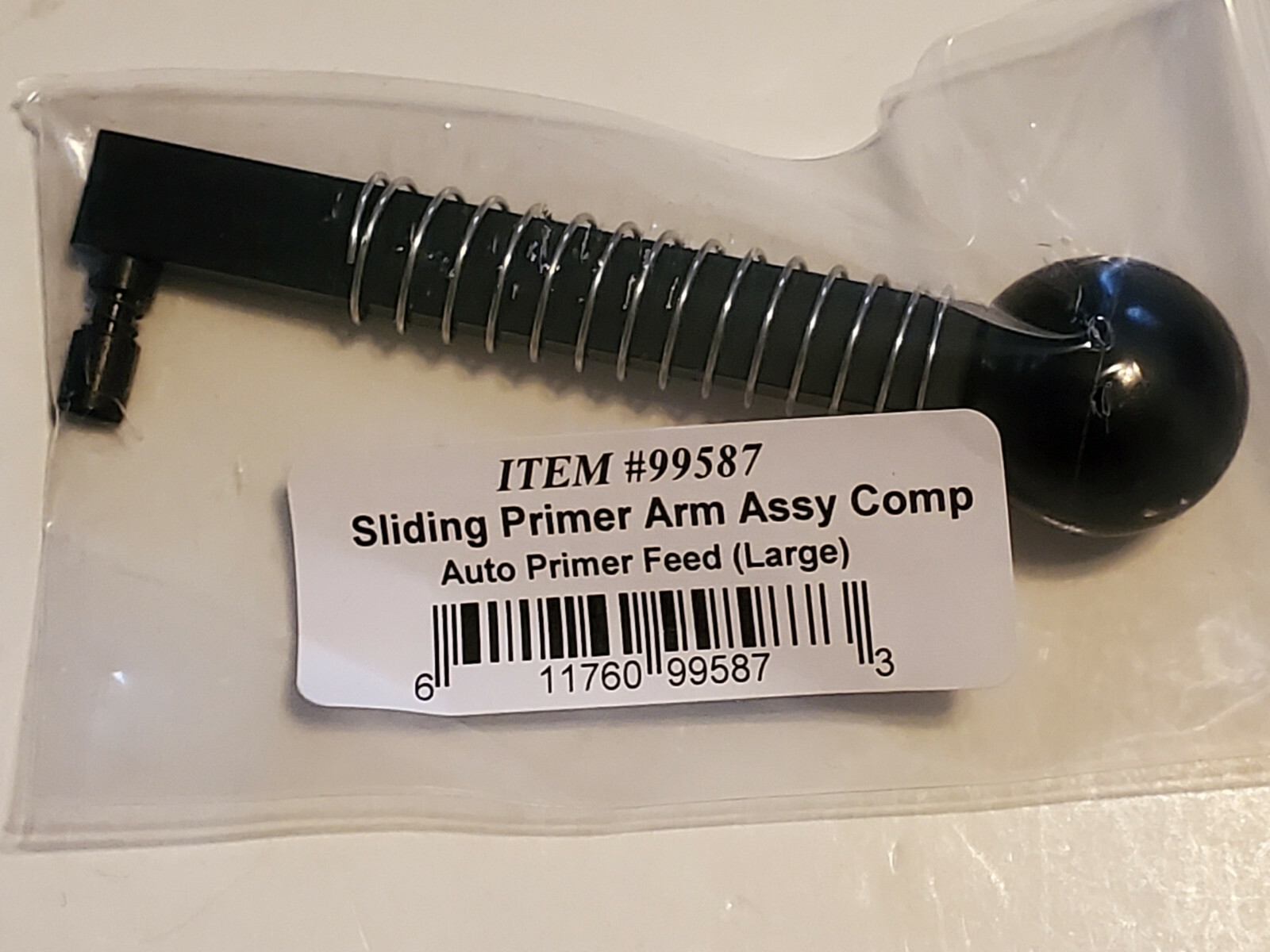99587 REDDING LARGE PRIMER ARM ASSEMBLY FOR AUTO PRIMER FEEDER - NEW - FREE SHIP