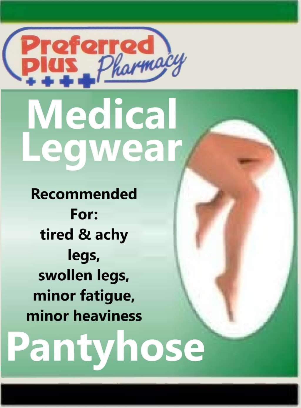 Preferred Plus Medical Legwear Pantyhose Size: Queen 20-30mmHg (Beige)
