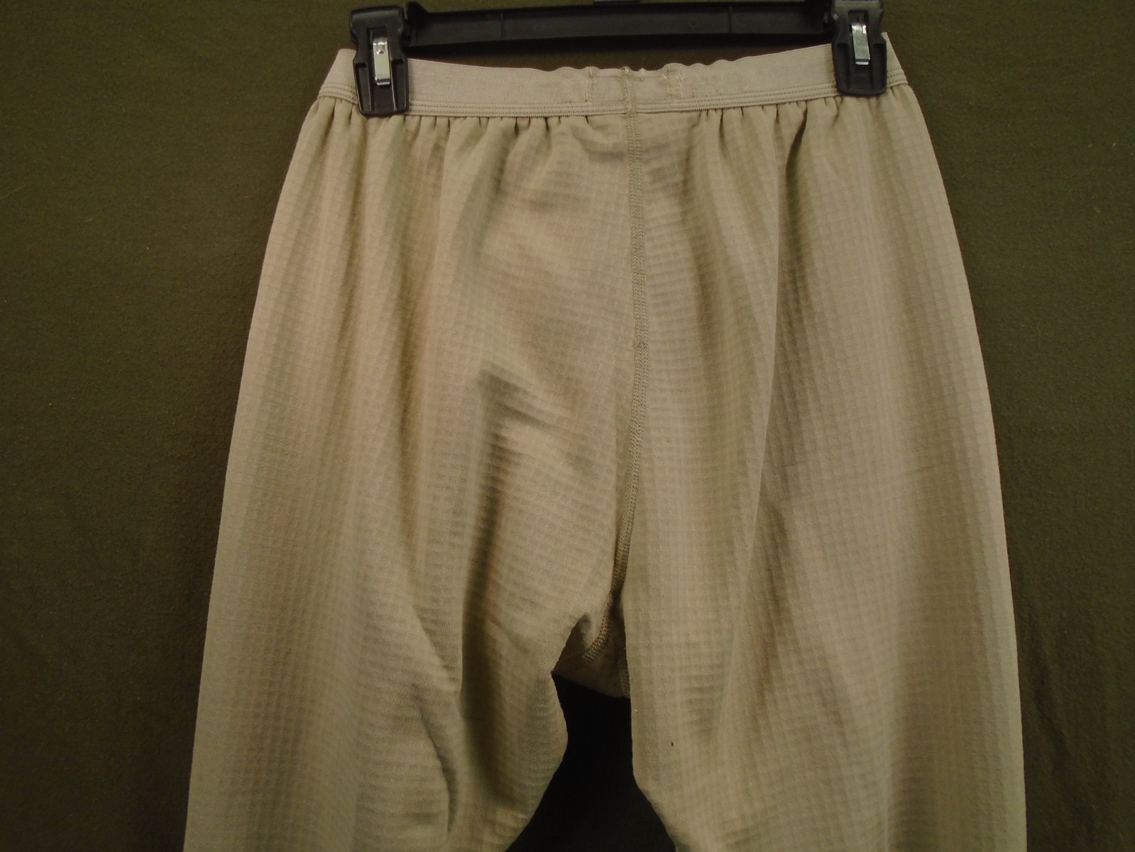 US Military Mid Weight Cold Weather Drawers Waffle Fleece Small Short 2001 242-R