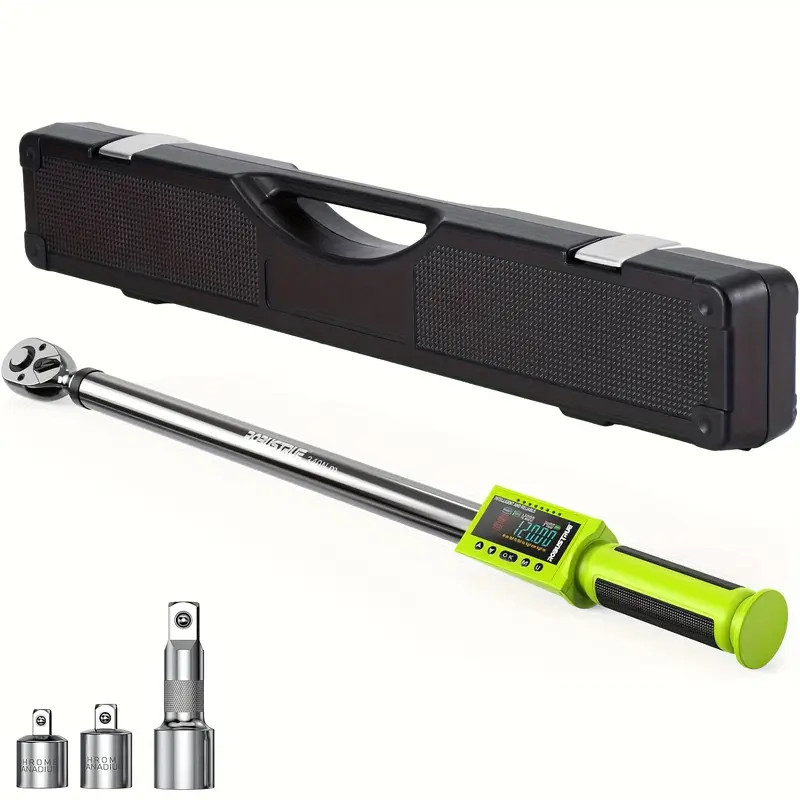 1/2" Digital Torque Wrench 12.5-250.8ft-lb/17-340Nm&±2% for Bike Motorcycle Auto