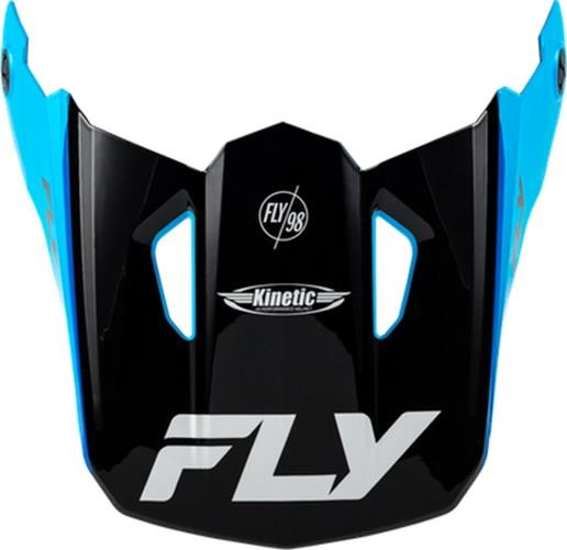 Fly Racing 73-8681 Kinetic Rally Helmet Visor Blue /Black/White - XS/SM
