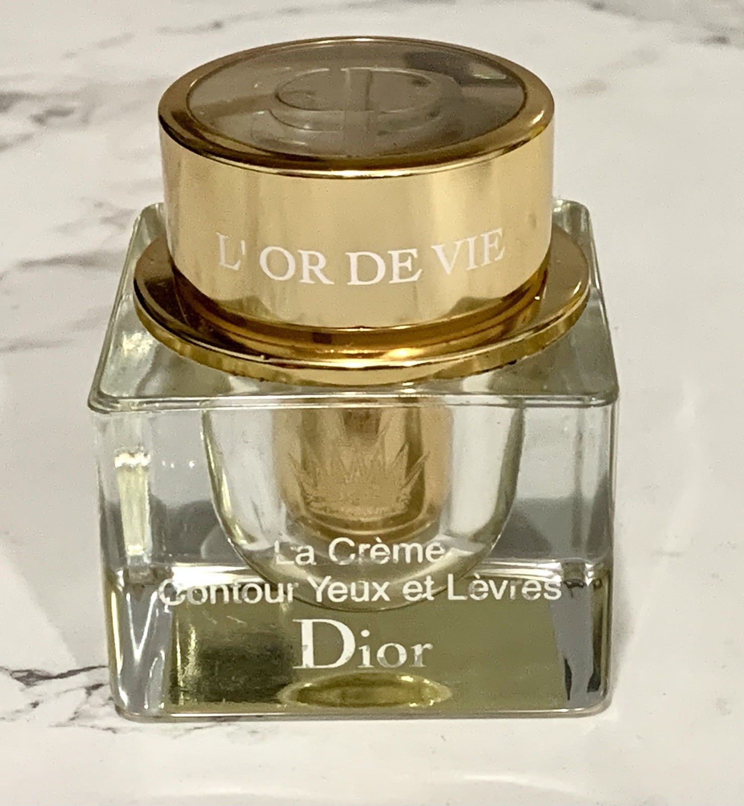 Christian Dior L'or De Vie La Crème Contour Eyes And Lips Full Size NWOB Sealed