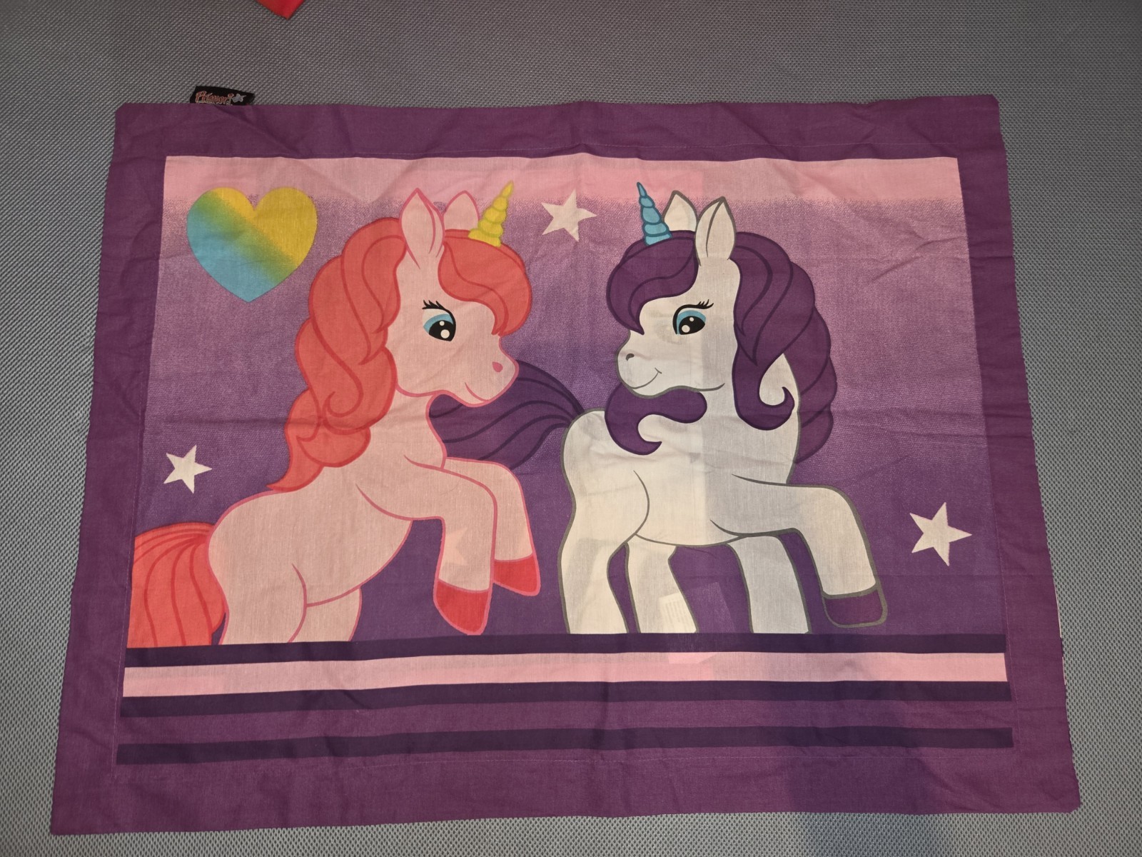Vintage My Little Pony Pillowcase-standard Size. Rarity & Pinky Pie