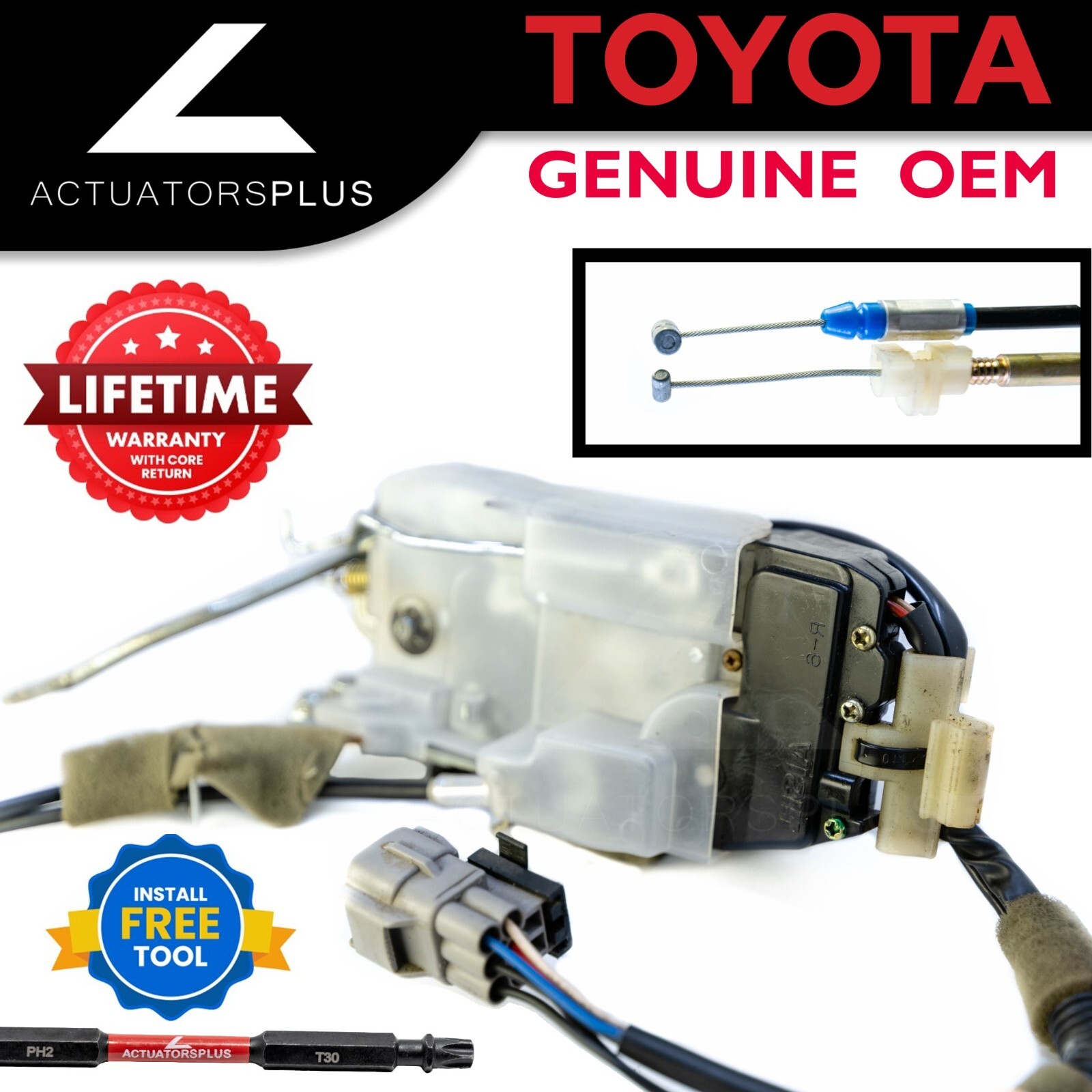 Lexus SC300 OEM Front Left Driver Door Lock Latch Actuator 92-00 **Lifetime Wnty
