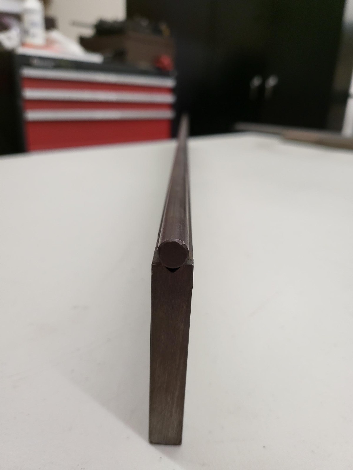Custom Press Brake Punch 36.5" Long X 3/16" Radius X  3.25" Tall .375" Bar Stock
