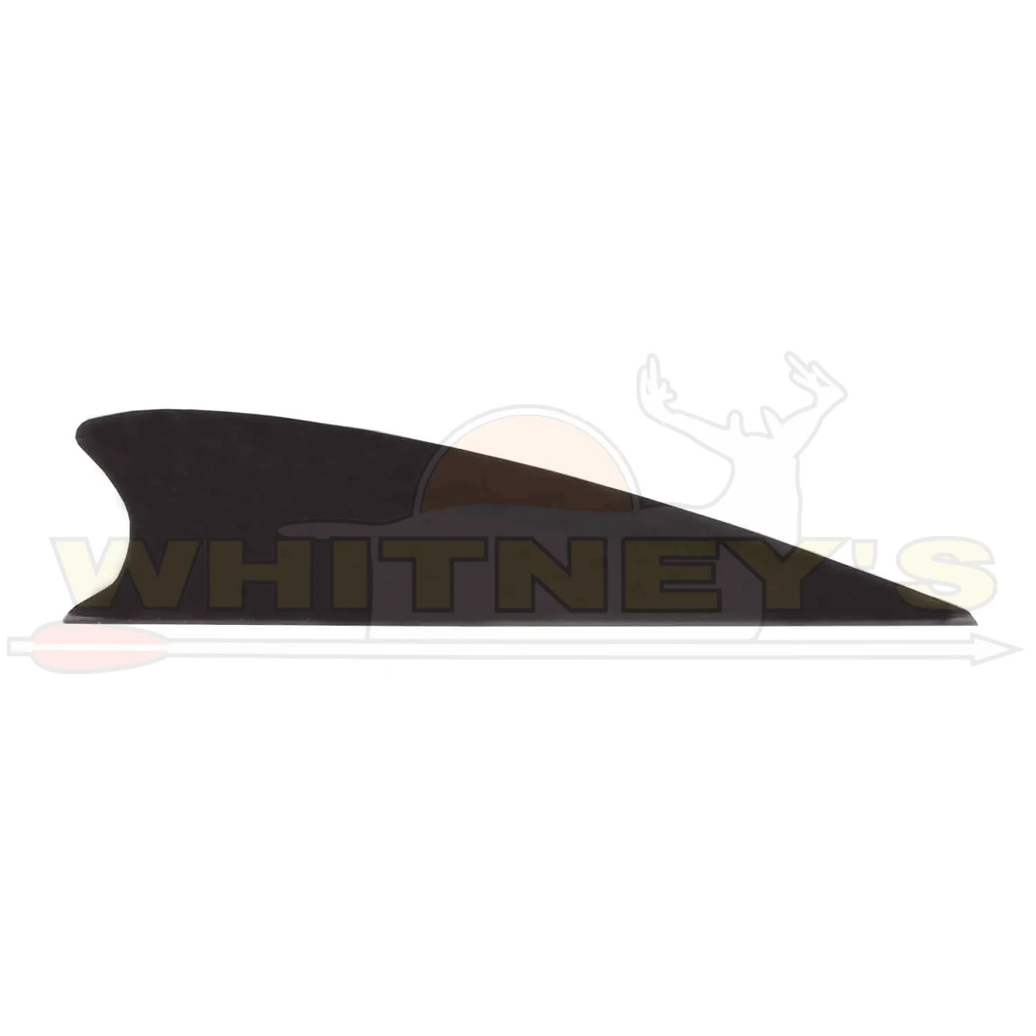 Tac Vanes Matrix Fletchings - 2.25" - Black - 100pk - 1050