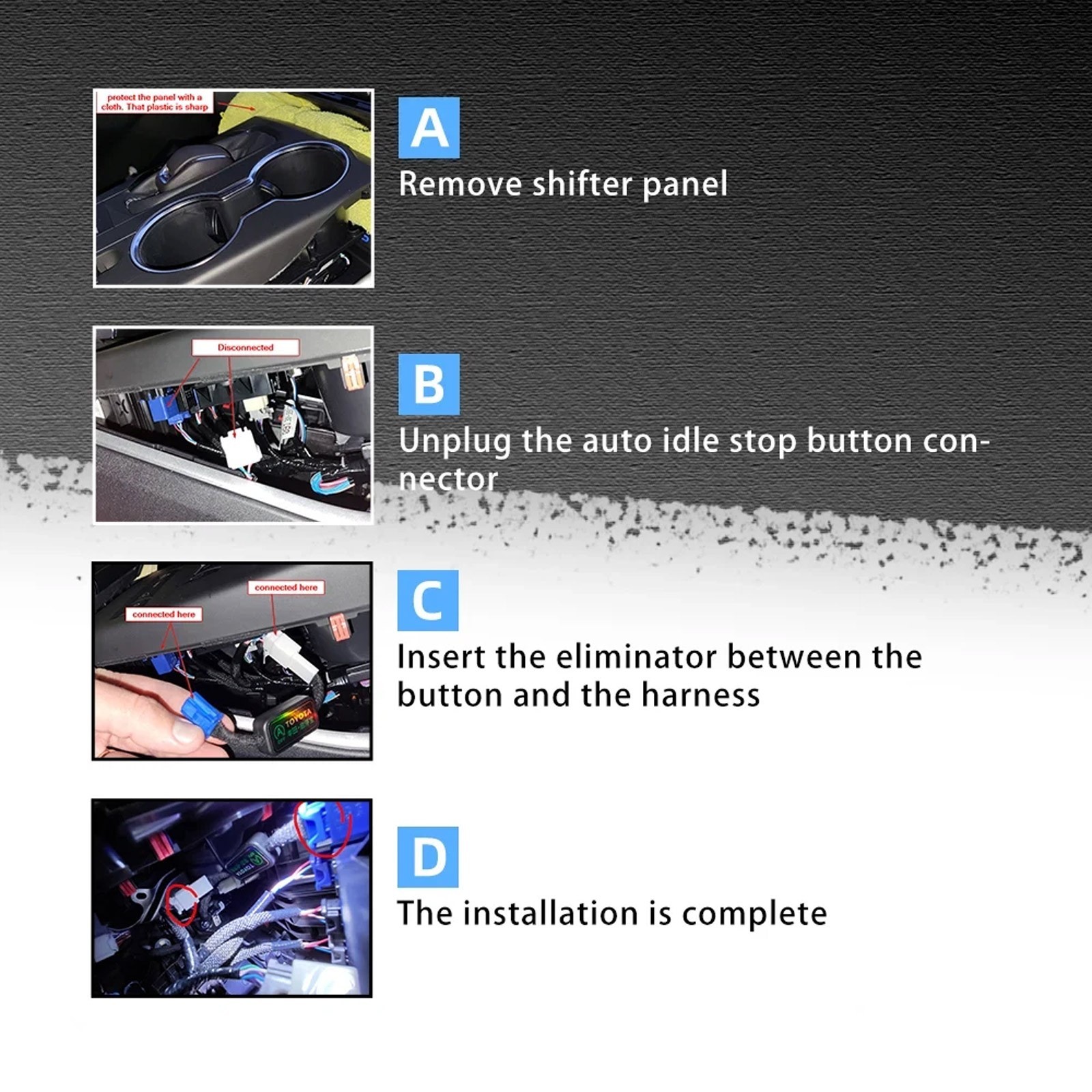 Auto Disable Automatic Start Stop Eliminator Canceller For Tundra/Highlander vtx