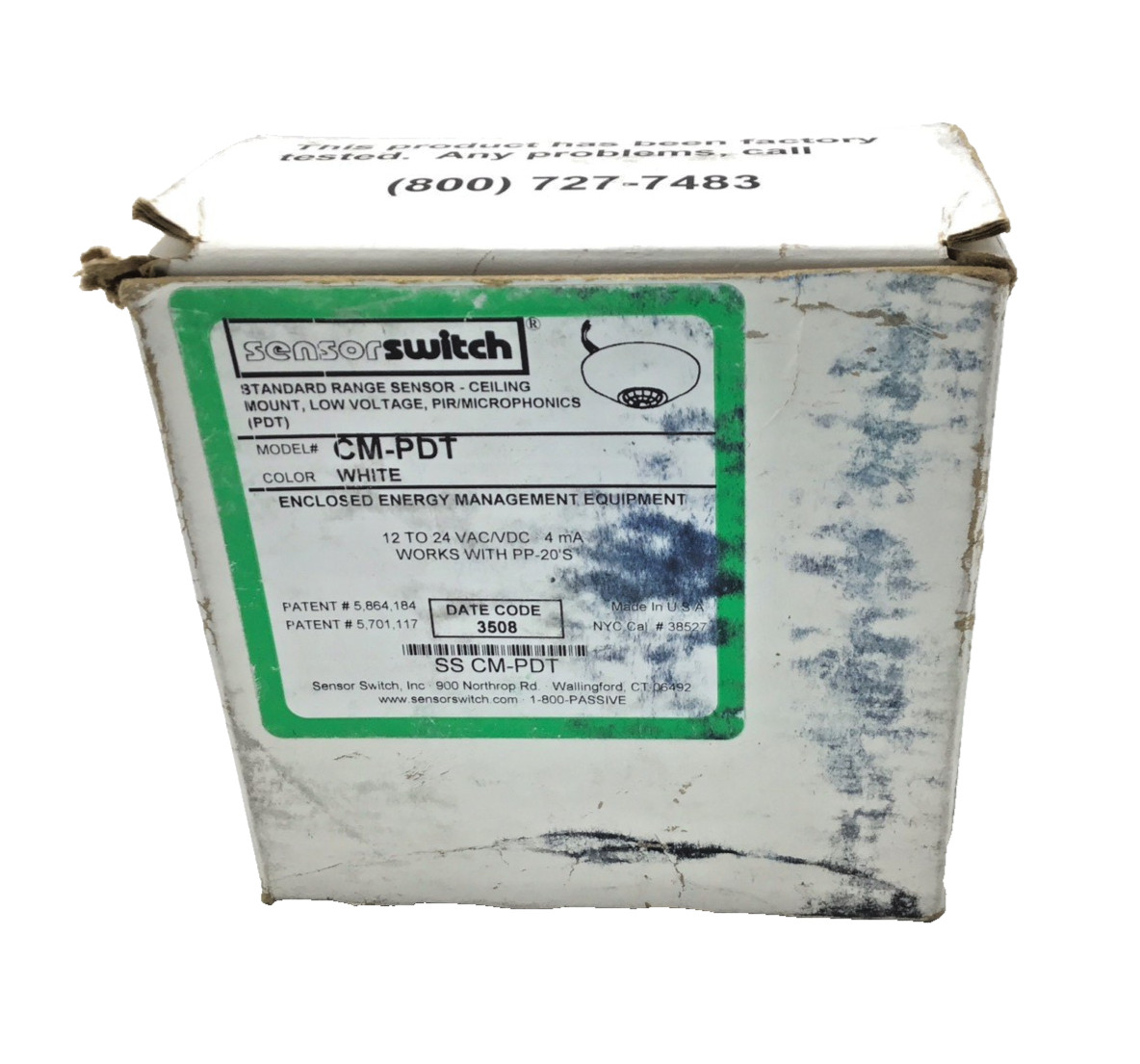 Acuity Controls Sensor Switch CM-PDT Low Voltage, PIR/Microphonics Ceiling Mount