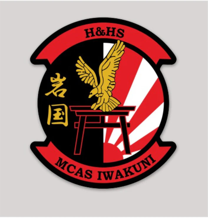 Officially Licensed MCAS Iwakuni H&HS Sticker (I)