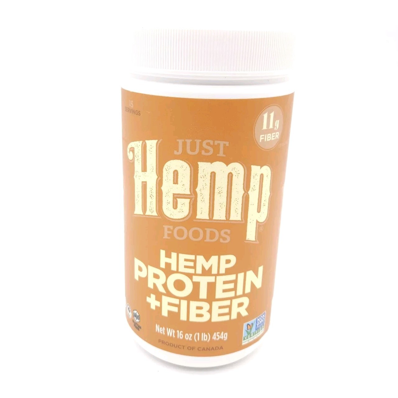 Just Hemp Foods Hemp Protein Powder Plus Fiber 160z NON GMO Exp 2/2026 Free Ship