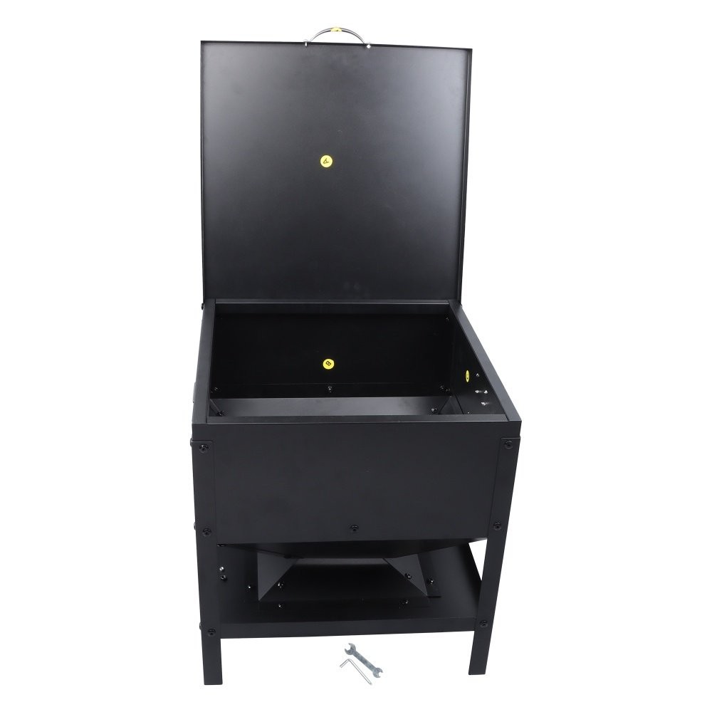Automatic Chicken and Duck Feeder 80 LBS Capacity Metal Chicken Feeder Outdoor
