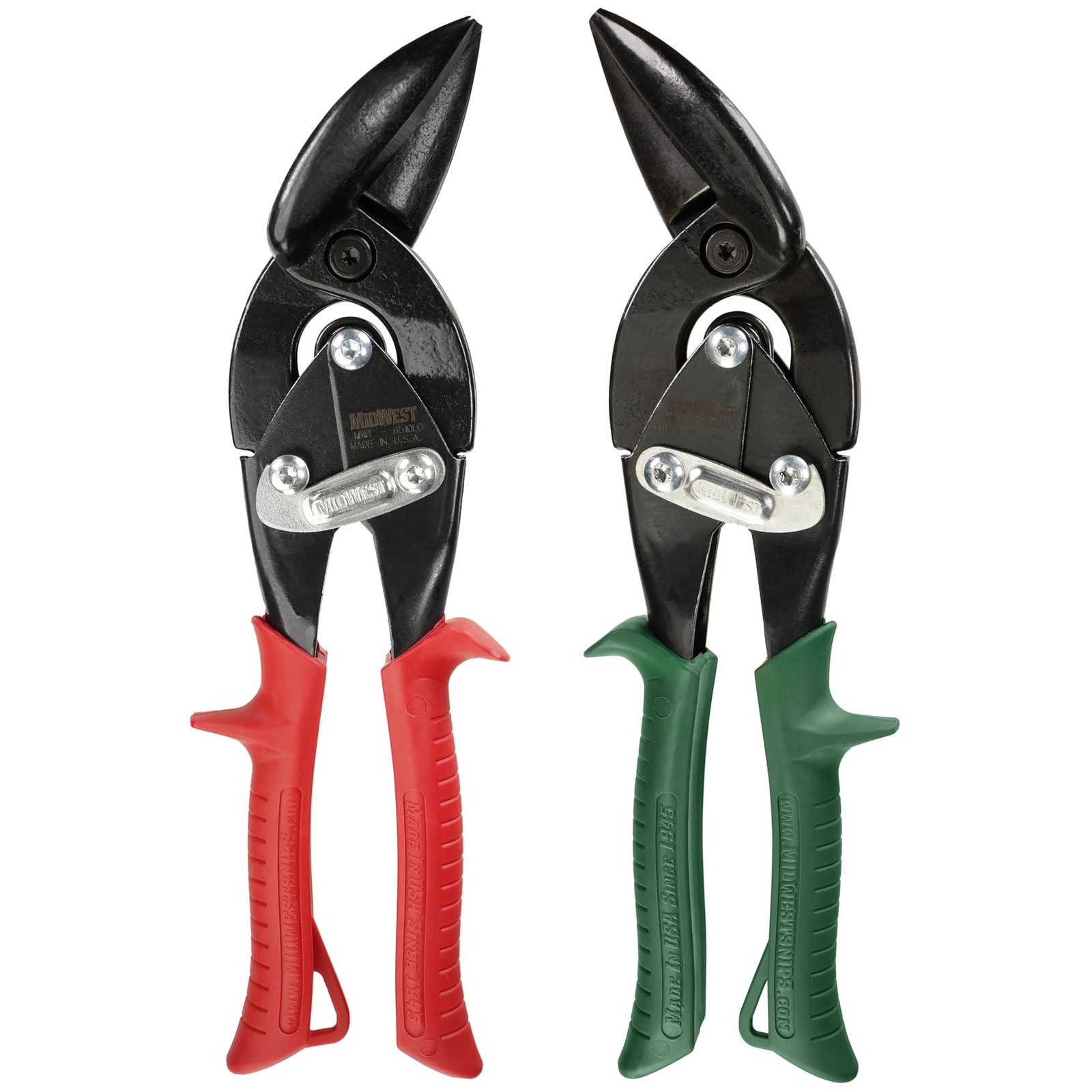 MIDWEST Blackout Series Aviation Snip - Left and Right Cut Offset Tinner Shea...